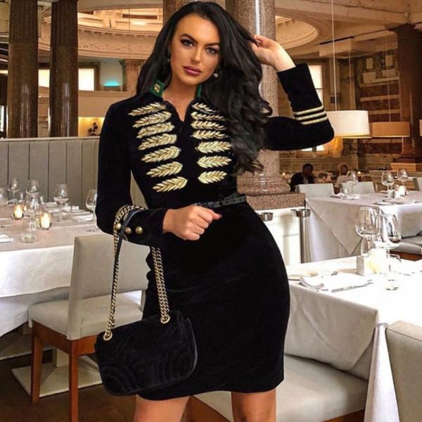 casual dresses erdaoben embroidery embellished leaves long sleeves 2021 party celebrity bodycon bandage dress h409, Black;gray
casual dresses erdaoben embroidery embellished leaves long sleeves 2021 party celebrity bodycon bandage dress h409, Black;gray