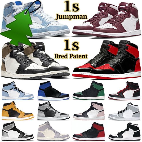 men women basketball shoes 1s jumpman 1 high mid bordeaux atmosphere bred patent university blue hyper royal pale ivory mens trainers y, Black
men women basketball shoes 1s jumpman 1 high mid bordeaux atmosphere bred patent university blue hyper royal pale ivory mens trainers y, Black