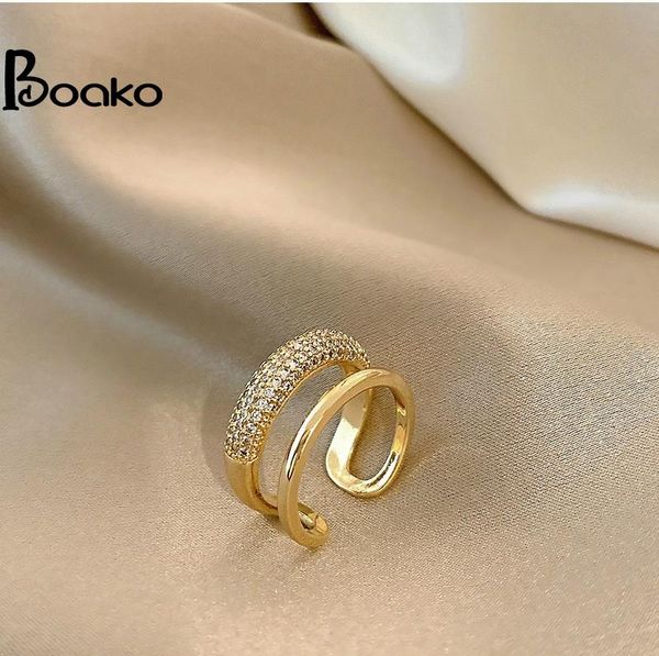 cluster rings boako korea's exquisite geometric simple ring fashion temperament versatile open elegant women's jewelry, Golden;silver
cluster rings boako korea's exquisite geometric simple ring fashion temperament versatile open elegant women's jewelry, Golden;silver