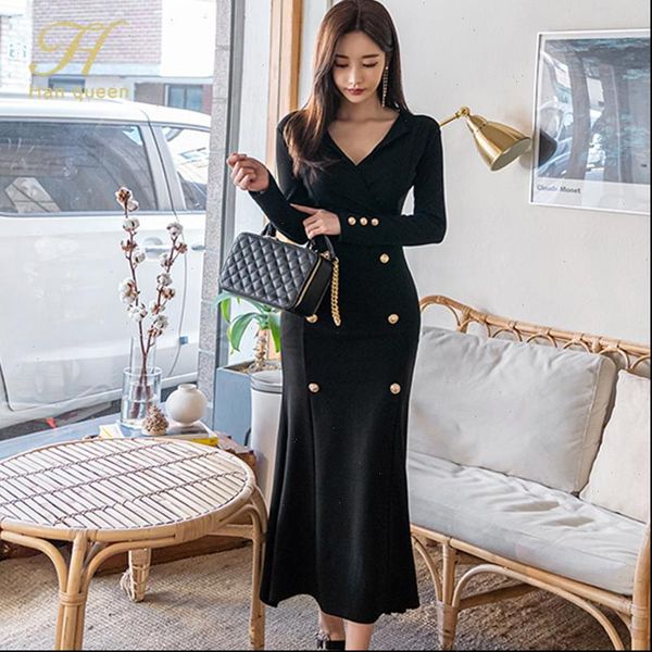 elegant women dresses double breasted mermaid dress autumn sheath office wear long occupation work bodycon vestidos, Black;gray
elegant women dresses double breasted mermaid dress autumn sheath office wear long occupation work bodycon vestidos, Black;gray