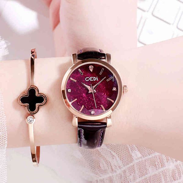 fashion starry sky women's watches luxury brand waterproof leather strap woman quartz wristwatch gedi casual dress ladies watch, Slivery;brown
fashion starry sky women's watches luxury brand waterproof leather strap woman quartz wristwatch gedi casual dress ladies watch, Slivery;brown