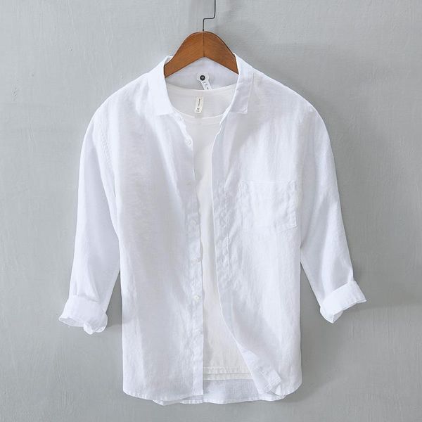 men's casual shirts cotton pocket mens classic white seven points sleeve stand collar comfortable breathable male shirt, White;black
men's casual shirts cotton pocket mens classic white seven points sleeve stand collar comfortable breathable male shirt, White;black