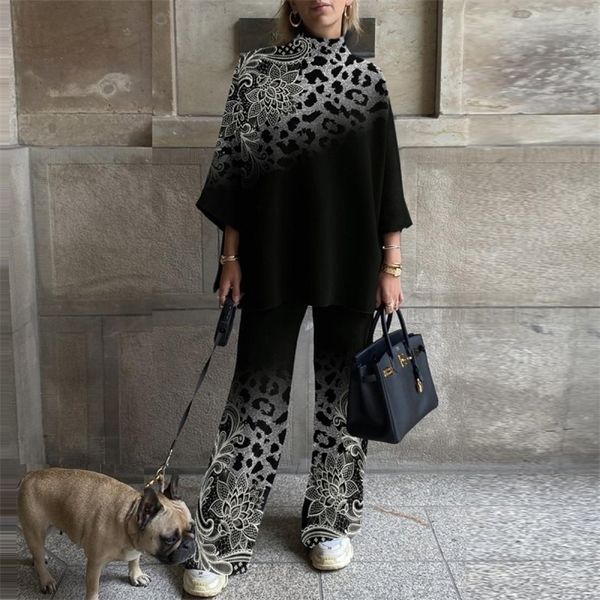 half high collar suit spring print casual tracksuit women retro 2 pieces set sports sweatshirts pullover home sweatpants outfits 220315, White
half high collar suit spring print casual tracksuit women retro 2 pieces set sports sweatshirts pullover home sweatpants outfits 220315, White