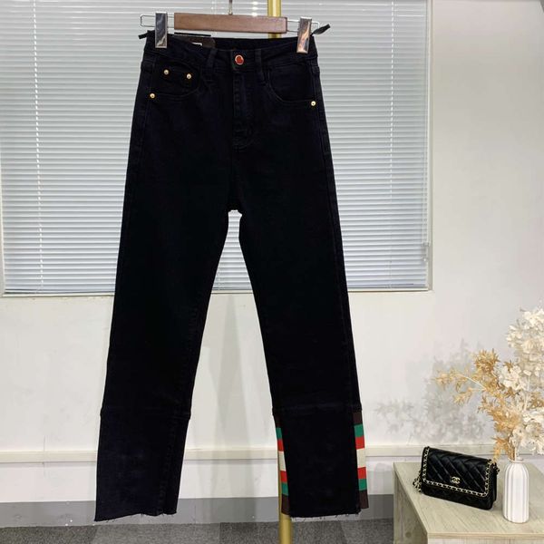denim winter black pants feminine wash high waist dark, Blue
denim winter black pants feminine wash high waist dark, Blue