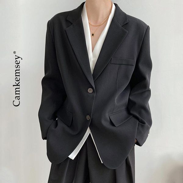 women's suits & blazers basic black office blazer jackets women leisure notched spring autumn long sleeve minimalist single breasted su, White;black
women's suits & blazers basic black office blazer jackets women leisure notched spring autumn long sleeve minimalist single breasted su, White;black