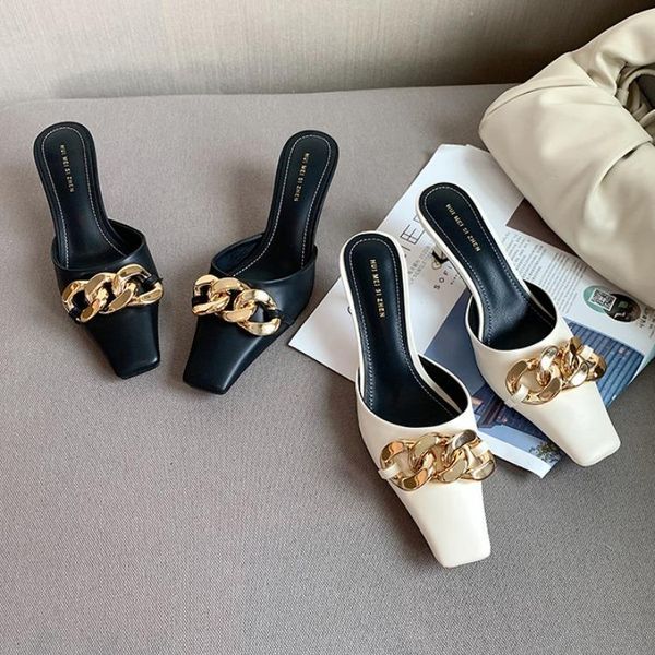 high-heeled shoes lady womens slippers outdoor pantofle luxury slides square toe rivet low 2021 designer soft rubber rome pumps, Black
high-heeled shoes lady womens slippers outdoor pantofle luxury slides square toe rivet low 2021 designer soft rubber rome pumps, Black