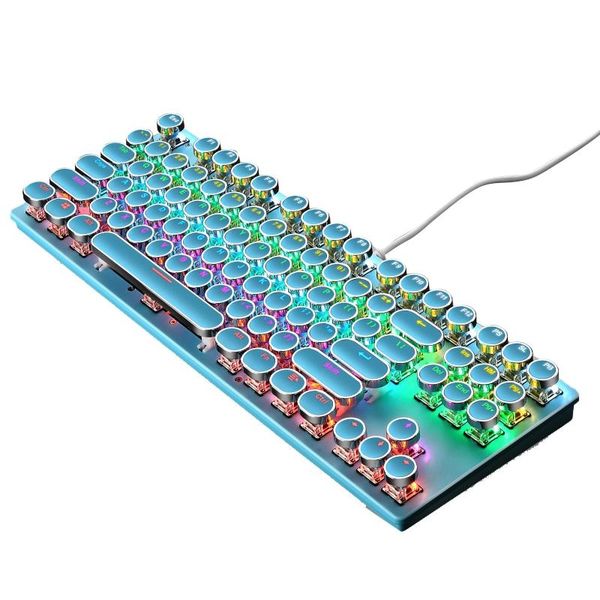 mechanical keyboard gaming 87key punk keycap rgb led rainbow backlit wired for lapdeskpc keyboards
mechanical keyboard gaming 87key punk keycap rgb led rainbow backlit wired for lapdeskpc keyboards