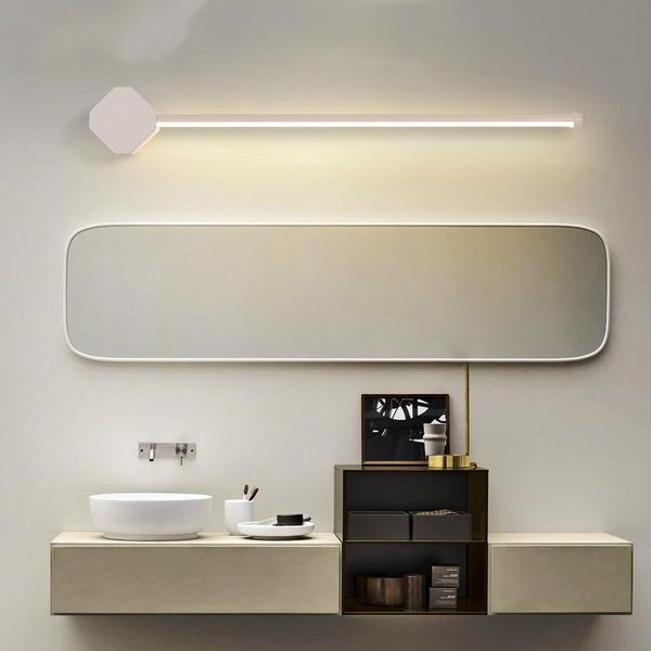 wall lamp modern mirror front light bathroom led white / black dresser toilet cabinet makeup bedside
wall lamp modern mirror front light bathroom led white / black dresser toilet cabinet makeup bedside