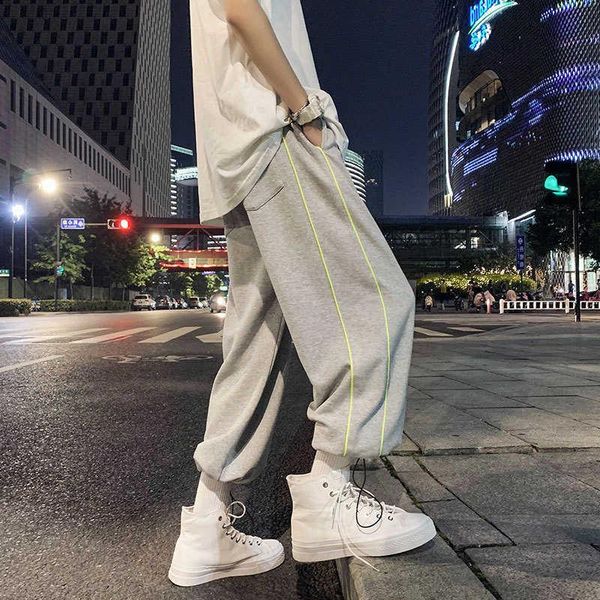 men's pants early autumn corset casual korean trend hip hop loose harem student's sports, Black
men's pants early autumn corset casual korean trend hip hop loose harem student's sports, Black