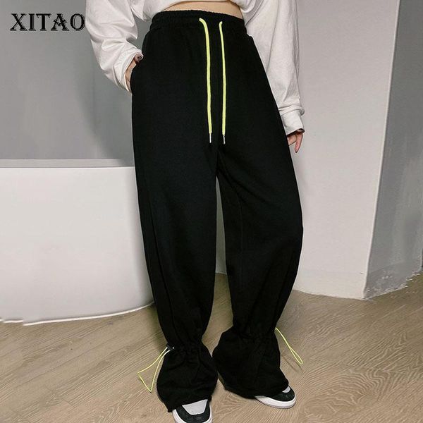 women's pants & capris xitao solid color casual loose drawstring flare design winter fashion all-match women street trendy zxr1126 fxqe, Black;white
women's pants & capris xitao solid color casual loose drawstring flare design winter fashion all-match women street trendy zxr1126 fxqe, Black;white