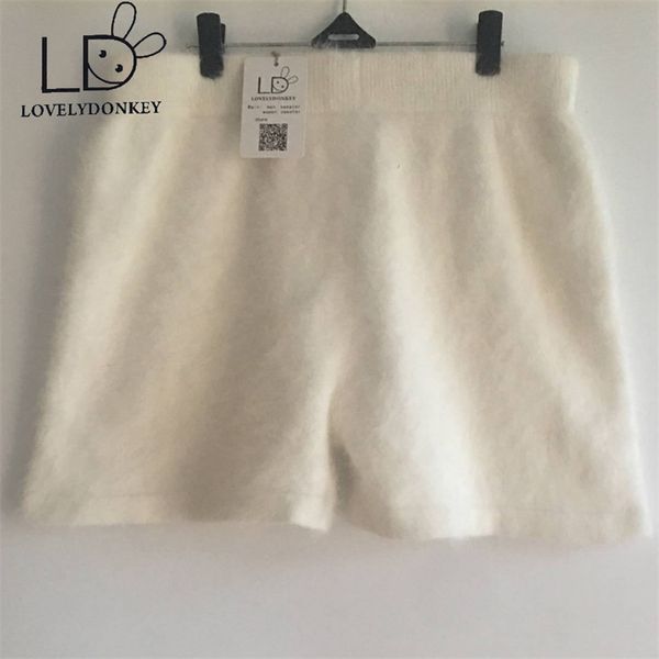 lovelydonkey women's winter mink cashmere knitted trousers short pants m675 210331, White;black
lovelydonkey women's winter mink cashmere knitted trousers short pants m675 210331, White;black