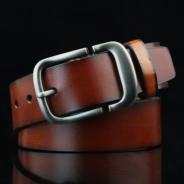 belts cow leather men's premium belt fashion classic retro pin buckle men, Black;brown
belts cow leather men's premium belt fashion classic retro pin buckle men, Black;brown