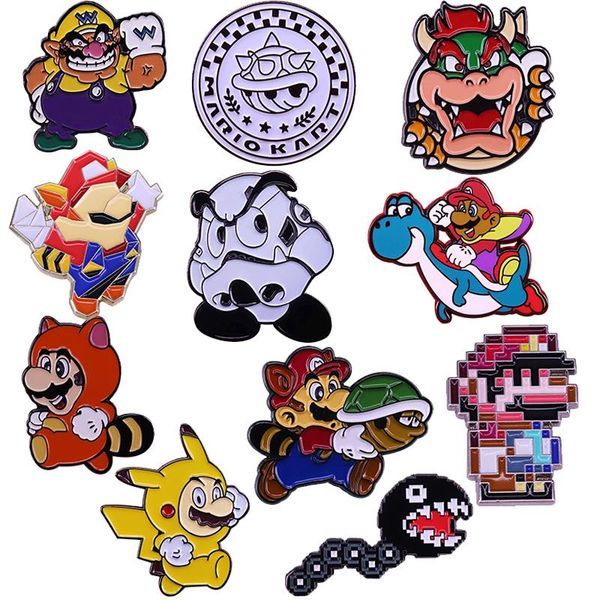 pins, brooches super game bros brooch classic favorite characters series enamel pin retro 80s' gamers gift, Gray
pins, brooches super game bros brooch classic favorite characters series enamel pin retro 80s' gamers gift, Gray