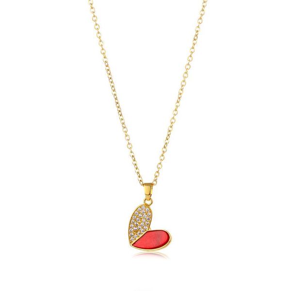 pendant necklaces low price jewellery retro titanium steel simple heart-shaped dripping love zircon clavicle women's heart for girls, Silver
pendant necklaces low price jewellery retro titanium steel simple heart-shaped dripping love zircon clavicle women's heart for girls, Silver