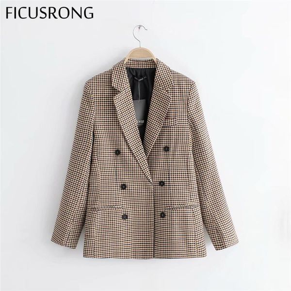 ladies plaid blazer long sleeve loose hidden breasted suit coat casual button decoration jacket women blazers women's suits &, White;black
ladies plaid blazer long sleeve loose hidden breasted suit coat casual button decoration jacket women blazers women's suits &, White;black