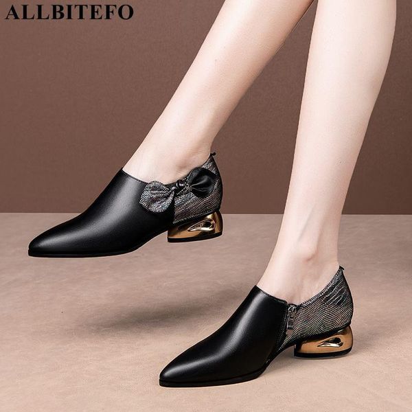 dress shoes allbitefo size 34-42 lizard texture bow design genuine leather women heels fashion women's high low heel, Black
dress shoes allbitefo size 34-42 lizard texture bow design genuine leather women heels fashion women's high low heel, Black