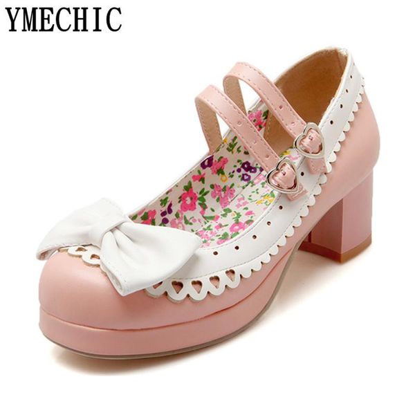 sweet cute cross strap mary janes med heel lolita ladies shoes plus size summer women high pumps pink bowtie dress, Black
sweet cute cross strap mary janes med heel lolita ladies shoes plus size summer women high pumps pink bowtie dress, Black