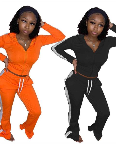 solid color with stitching split womens pants two piece set leisure soild hoodies and tracksuit, White
solid color with stitching split womens pants two piece set leisure soild hoodies and tracksuit, White