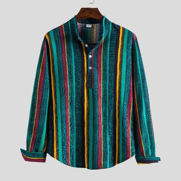 men's casual shirts fall stand-up collar long-sleeved , trendy series of striped printed 12101811apx12 lbaf, White;black
men's casual shirts fall stand-up collar long-sleeved , trendy series of striped printed 12101811apx12 lbaf, White;black