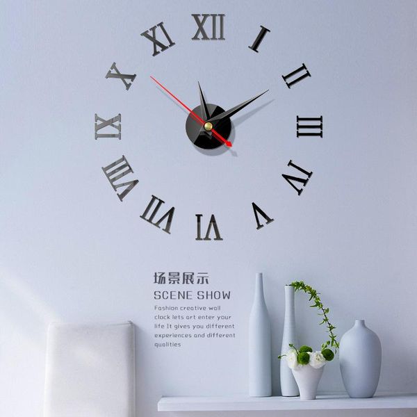 wall clocks 16inch retro style 3d diy acrylic mirror stickers home decoration living room quartz needle digital clock
wall clocks 16inch retro style 3d diy acrylic mirror stickers home decoration living room quartz needle digital clock