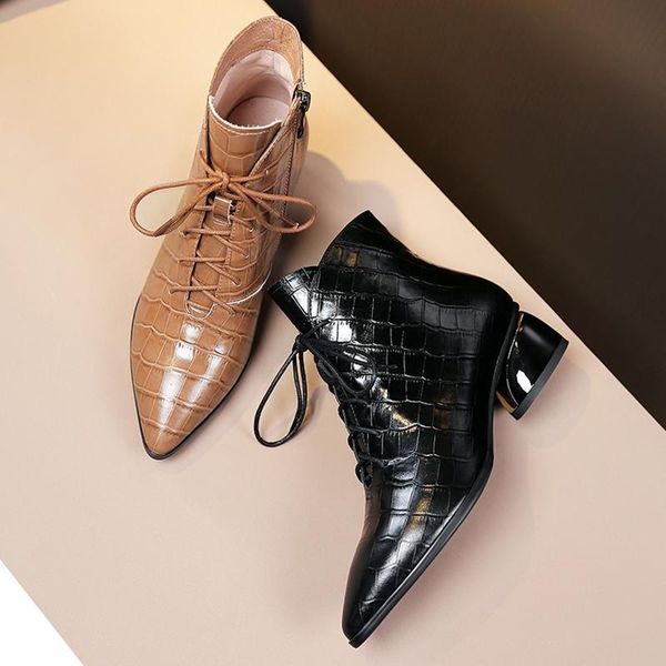 boots asumer big size 34-42 full genuine leather boots women lace up pointed toe spring autumn office dress ankle boot1 3ipo, Black
boots asumer big size 34-42 full genuine leather boots women lace up pointed toe spring autumn office dress ankle boot1 3ipo, Black