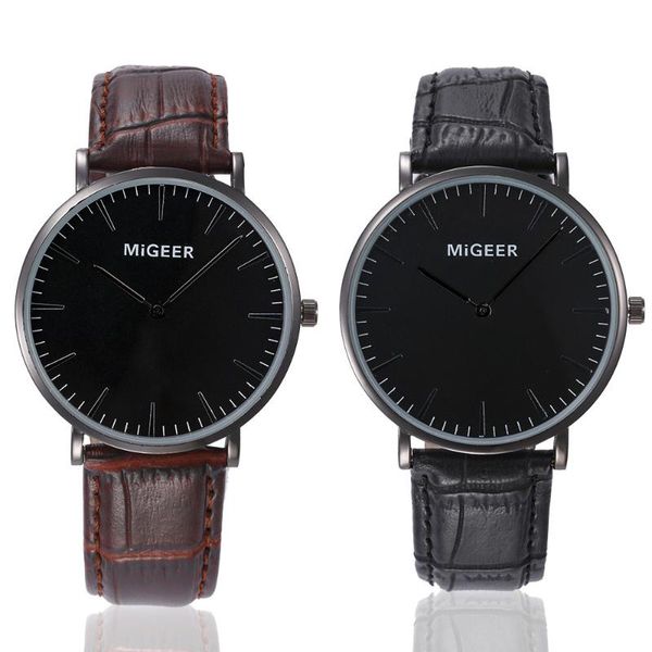 wristwatches ccq relogio masculino retro design leather band analog alloy quartz wrist watch orologio uomo montre homme b1, Slivery;brown
wristwatches ccq relogio masculino retro design leather band analog alloy quartz wrist watch orologio uomo montre homme b1, Slivery;brown