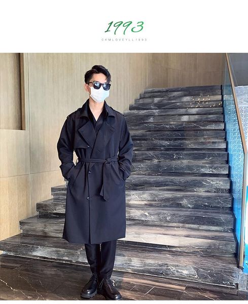 men's trench coats rk1359 fashion & jackets 2021 runway luxury european design party style clothing, Tan;black
men's trench coats rk1359 fashion & jackets 2021 runway luxury european design party style clothing, Tan;black