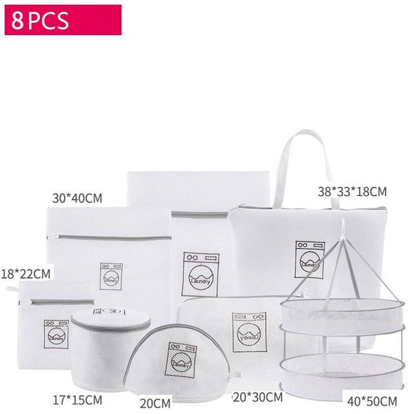 5/7/8pcs laundry bags washing machine organization cloths anti-deformation large storage net bag travel dirty clothes ba
5/7/8pcs laundry bags washing machine organization cloths anti-deformation large storage net bag travel dirty clothes ba