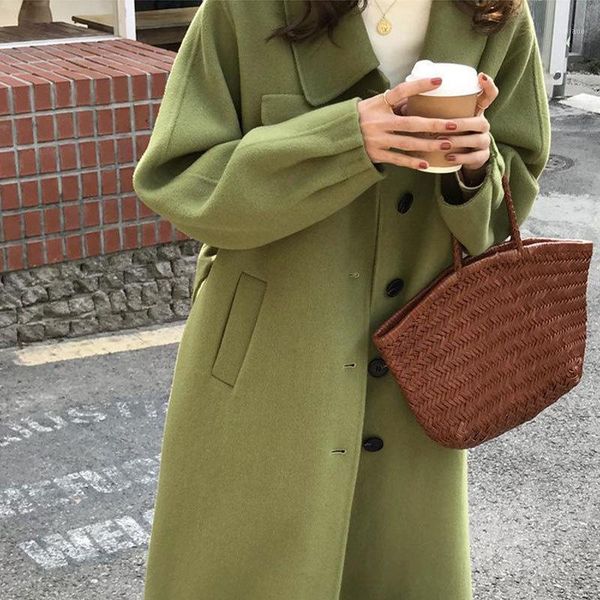 women's wool & blends korean cloth coat middle long 2021 autumn and winter foreign fashion hepburn style small man woolen, Black
women's wool & blends korean cloth coat middle long 2021 autumn and winter foreign fashion hepburn style small man woolen, Black