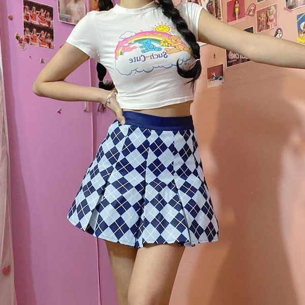 diamond plaid print contrast color stitching summer college wind girl pleated skirt skirts, Black
diamond plaid print contrast color stitching summer college wind girl pleated skirt skirts, Black