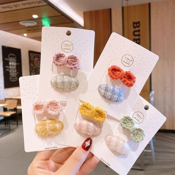 hair accessories 2pcs/set korean children's handmade woolen bow hairpin small fragrant wind cute bb clip girl, Slivery;white
hair accessories 2pcs/set korean children's handmade woolen bow hairpin small fragrant wind cute bb clip girl, Slivery;white