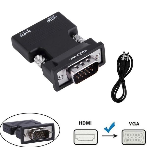 audio cables & connectors 1080p female to vga male converter adapter+audio cable dongle 3.5mm stereo
audio cables & connectors 1080p female to vga male converter adapter+audio cable dongle 3.5mm stereo