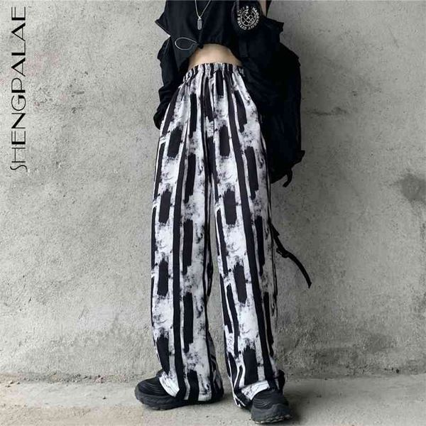 streetwaer stripe trousers women's spring high waist straight tube wide leg pants female personality 5b823 210427, Black;white
streetwaer stripe trousers women's spring high waist straight tube wide leg pants female personality 5b823 210427, Black;white