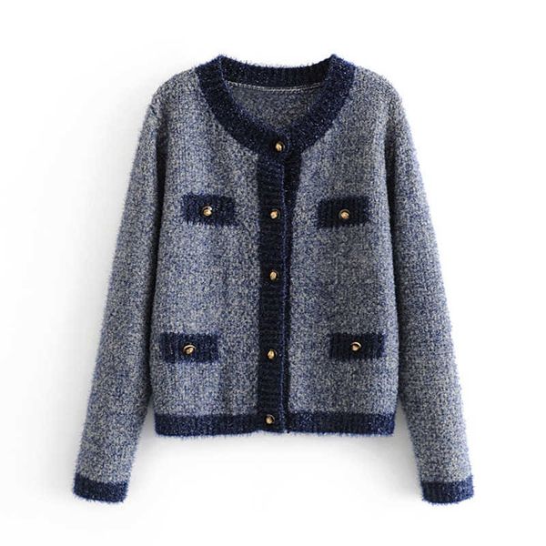 perhaps u women navy blue o neck single breasted button knitted loose sweater cardigans elegant m0202 210529, White
perhaps u women navy blue o neck single breasted button knitted loose sweater cardigans elegant m0202 210529, White