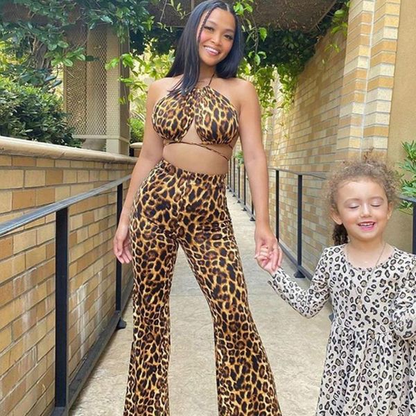 women's tracksuits club halter leopard bandage outfit backless crop wide leg pants 2piece set skinny wild beach resort wear, Gray
women's tracksuits club halter leopard bandage outfit backless crop wide leg pants 2piece set skinny wild beach resort wear, Gray