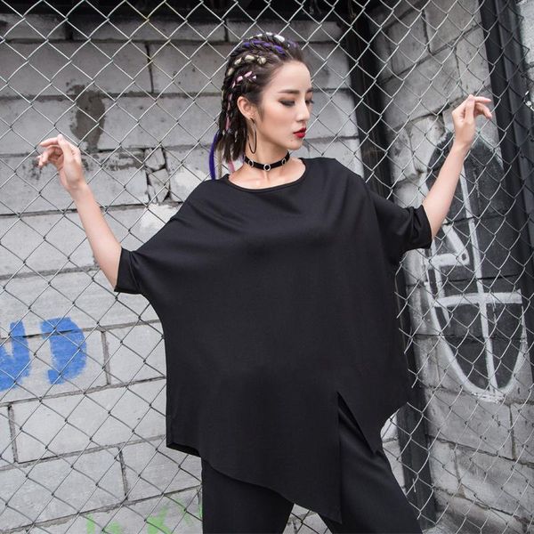 women's t-shirt personalized jacket fat mm irregular size short sleeve loose bat summer 2021 street clothing, White
women's t-shirt personalized jacket fat mm irregular size short sleeve loose bat summer 2021 street clothing, White