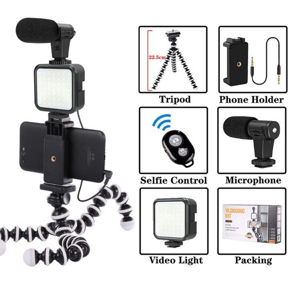 stabilizers kit-03lm dslr slr phone vlog tripod vlogging kits live selfie fill light integration with remote control microphone led
stabilizers kit-03lm dslr slr phone vlog tripod vlogging kits live selfie fill light integration with remote control microphone led