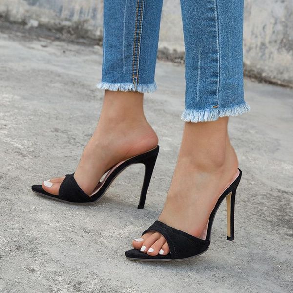 slippers 2021 summer stiletto women sandals banquet dress large size slides fashion bridesmaid wedding shoes, Black
slippers 2021 summer stiletto women sandals banquet dress large size slides fashion bridesmaid wedding shoes, Black