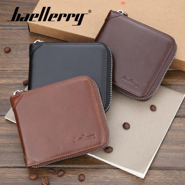 wallets baellerry men solid genuine leather wallet 3 color zipper portal coin pocket card holder po vintage, Red;black
wallets baellerry men solid genuine leather wallet 3 color zipper portal coin pocket card holder po vintage, Red;black