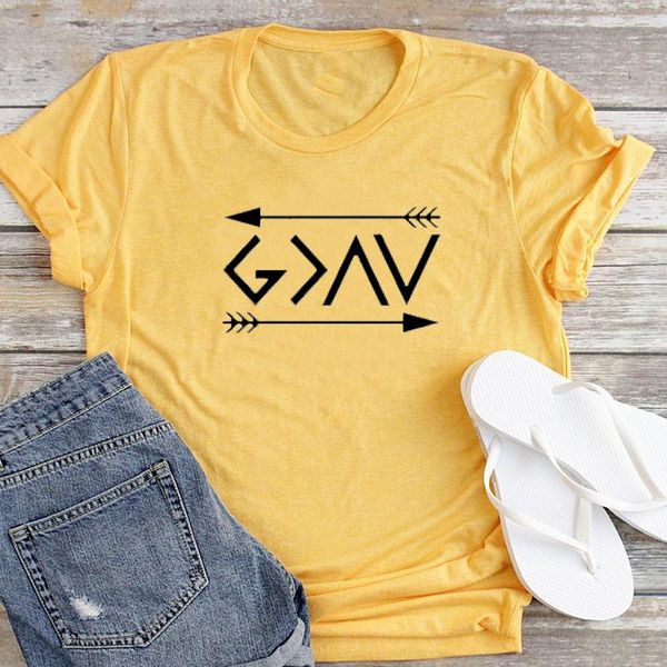 women stylish t-shirt girl streetwear ulzzang god is greater than the highs and lows short sleeve shirt women's, White
women stylish t-shirt girl streetwear ulzzang god is greater than the highs and lows short sleeve shirt women's, White