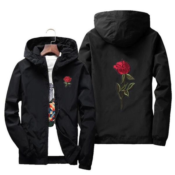 men's jackets men women embroidery rose flower fashion windbreaker hooded jacket bomber outdoor sports oversized coats m-7xl, Black;brown
men's jackets men women embroidery rose flower fashion windbreaker hooded jacket bomber outdoor sports oversized coats m-7xl, Black;brown