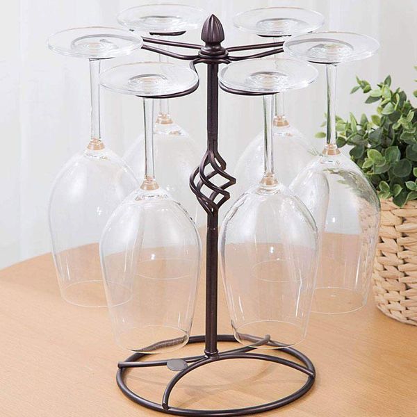 tablewine racks metal stemware storage rack glass cup holder with 6 hooks for home ud88
tablewine racks metal stemware storage rack glass cup holder with 6 hooks for home ud88