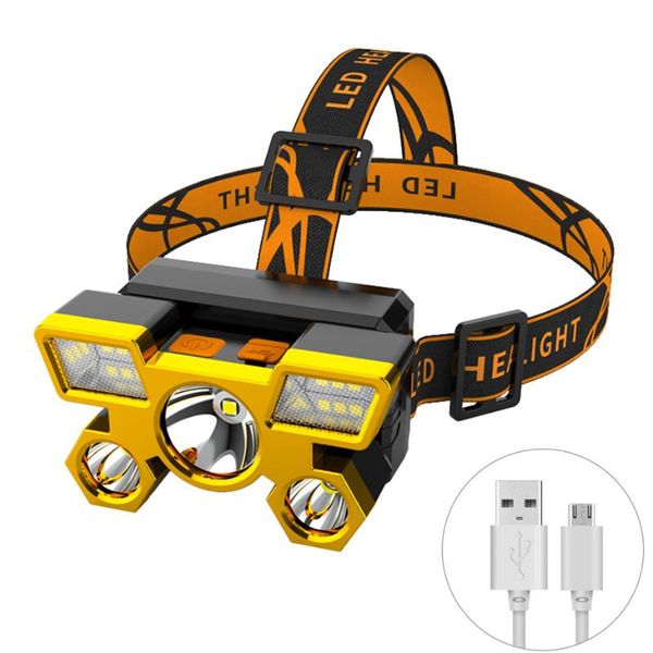 headlamps 5 led headlamp 4 modes head-mounted high power night headlight usb recharge 18650 battery waterproof outdoor camping
headlamps 5 led headlamp 4 modes head-mounted high power night headlight usb recharge 18650 battery waterproof outdoor camping