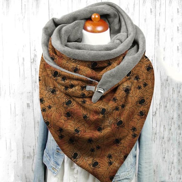 scarves fashion halloween printing scarf wrap women button casual warm ladias winter shawls foulard, Blue;gray
scarves fashion halloween printing scarf wrap women button casual warm ladias winter shawls foulard, Blue;gray