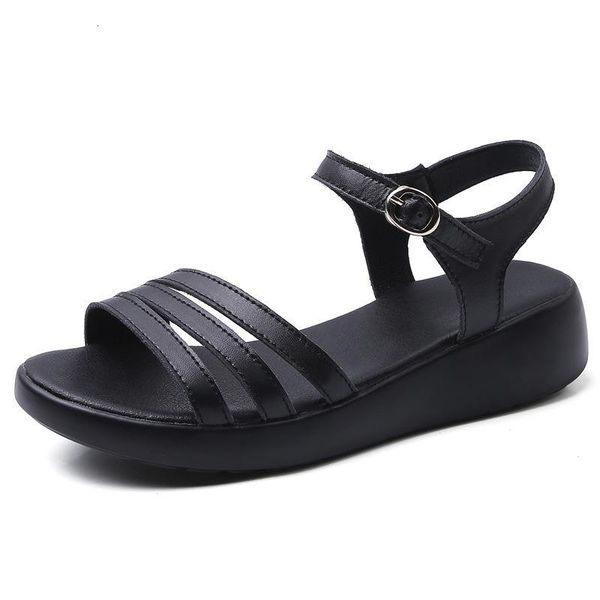 sandals women flat gladiator leather summer shoes woman rome style buckle casual beach sandles plus size 40 9i05, Black
sandals women flat gladiator leather summer shoes woman rome style buckle casual beach sandles plus size 40 9i05, Black