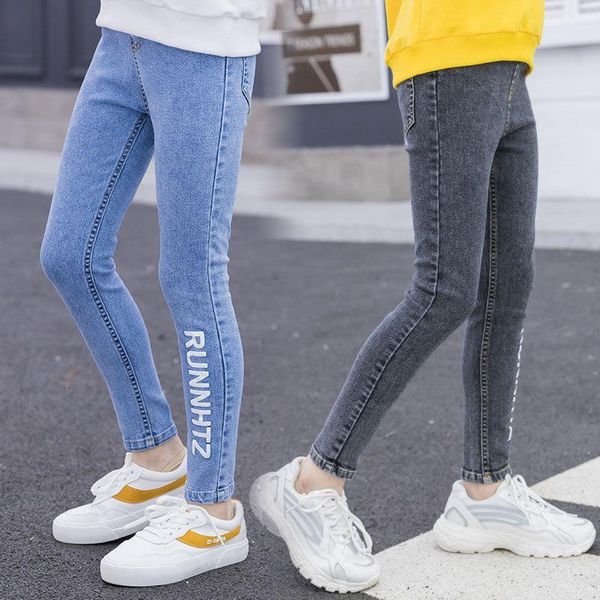 jeans girl teenage skinny arrival kids classic high waist medium blue denim pants letter print baby trousers
jeans girl teenage skinny arrival kids classic high waist medium blue denim pants letter print baby trousers