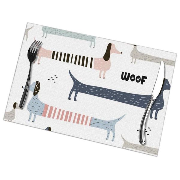 mats & pads set of 6 cute scandinavian dog placemats for dining table place mat in kitchen accessories cup wine
mats & pads set of 6 cute scandinavian dog placemats for dining table place mat in kitchen accessories cup wine