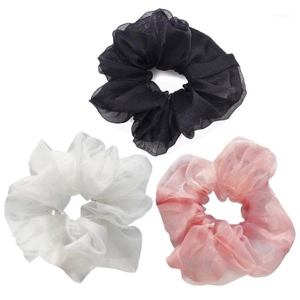 transparent solid tulle elastic hair bands women sweet mesh chiffon scrunchie tie rope braiding tools rubber band bun maker1, Brown
transparent solid tulle elastic hair bands women sweet mesh chiffon scrunchie tie rope braiding tools rubber band bun maker1, Brown