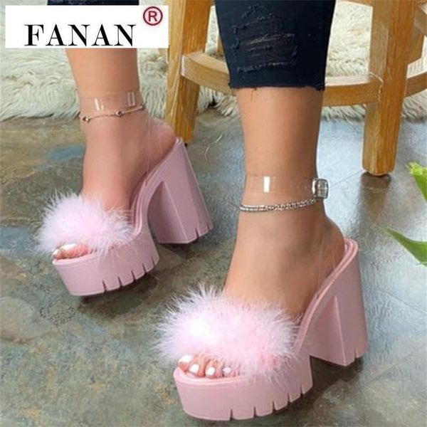 women's fur high heels 2021 women platform plush sandals ladies buckle pumps female non slip footwear woman shoes plus size dress, Black
women's fur high heels 2021 women platform plush sandals ladies buckle pumps female non slip footwear woman shoes plus size dress, Black