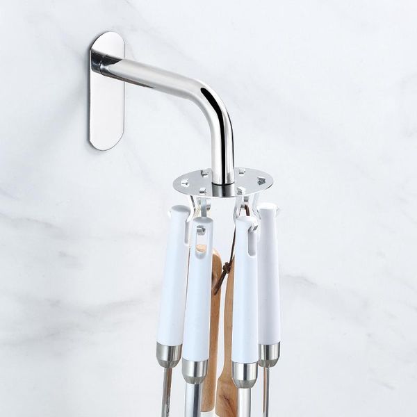 stainless steel storage rack hanger detachable organizer wall mount bathroom punch kitchen home 6 hooks & rails
stainless steel storage rack hanger detachable organizer wall mount bathroom punch kitchen home 6 hooks & rails